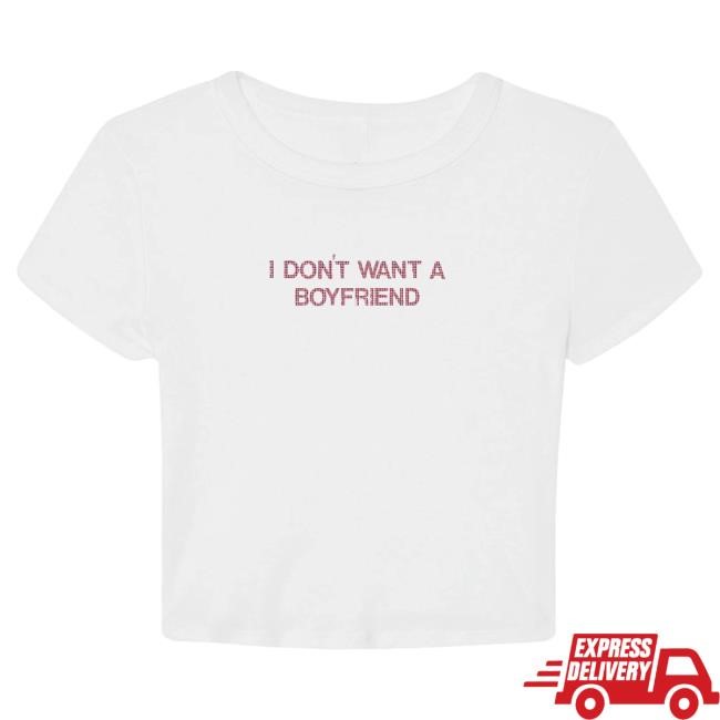 Official Olivia Dean Merch Store I Don't Want A Boyfriend Baby Shirts