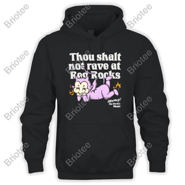 Fuck Me Up Merch Temple Of Wonderland Thou Shalt Not Rave At Red Rock Shirt