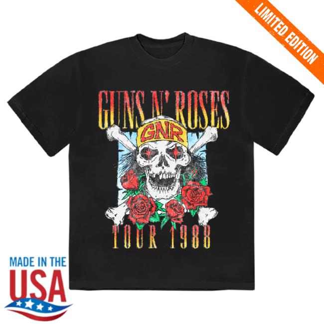 Official Gnr Merch Store Tour 1988 Shirt Gnrmerch