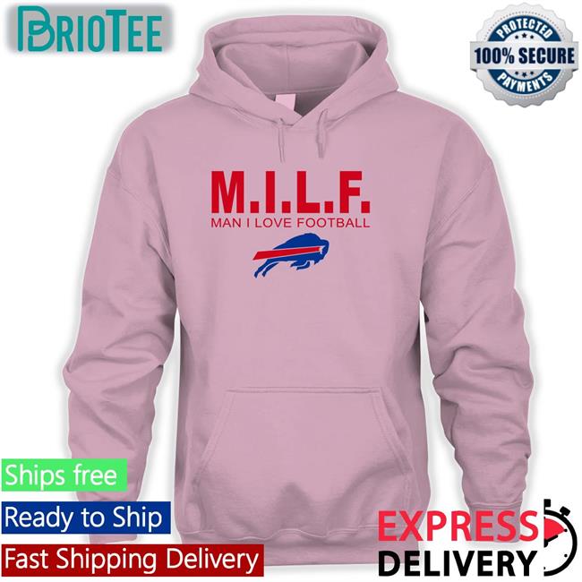 C No Pants Milf Man I Love Football Long Sleeve T Shirt Herprettybones