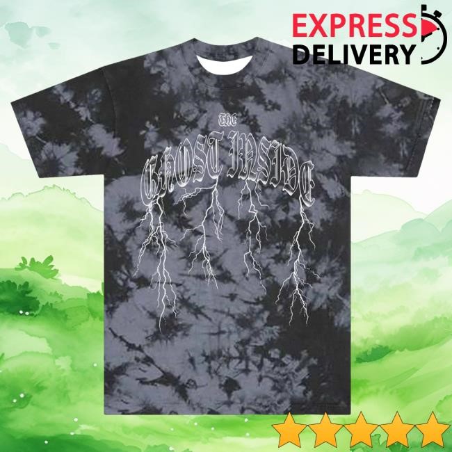Official The Ghost Inside Merch Store The Ghost Death Lightning Tee (Tie Dye)