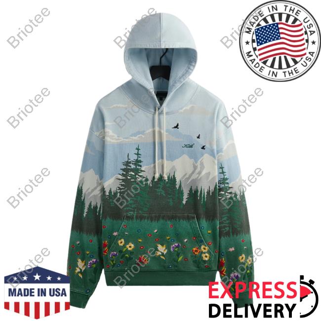 Official Kith Clothing Store Shop Merch Kith Scenic Fleece Nelson Hoody