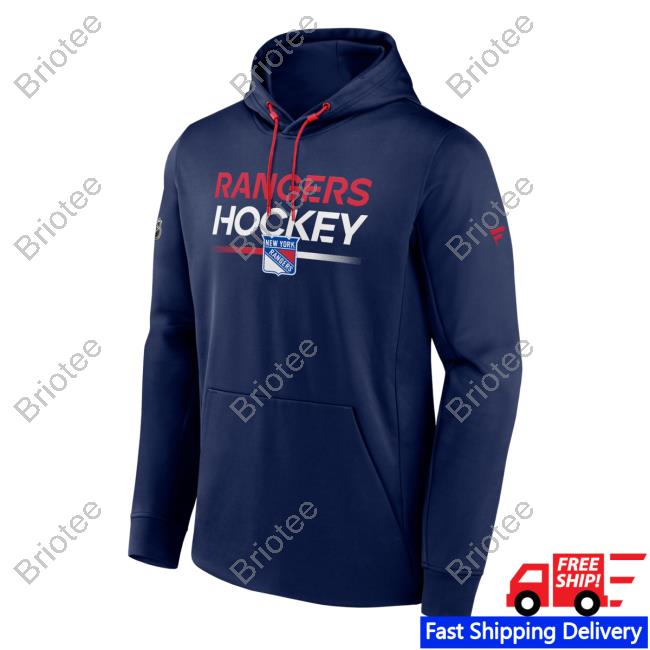 Official New York Rangers Fanatics Branded Authentic Pro Pullover T-Shirt