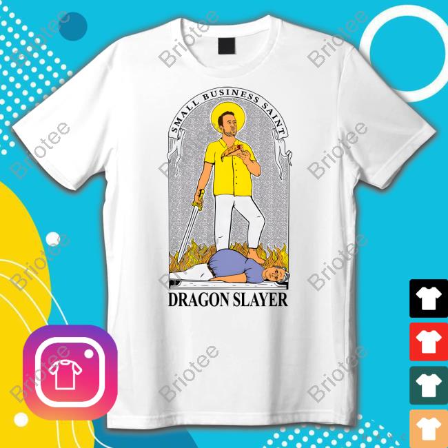 Barstool Sports One Bite Small Business Saint Dragon Slayer Shirt