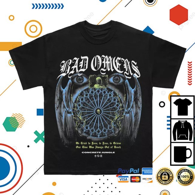 Official Bad Omens Concrete Jungle Lyrics Tee - Bad Omens