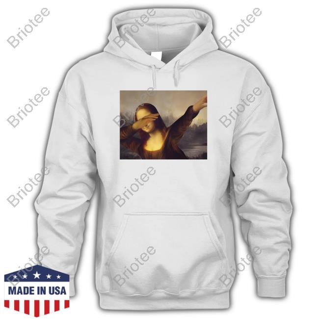 Dabbing Mona Lisa Dab Hiphop Tee Shirt Official Dabbing Mona Lisa Dab Hiphop New Shirt