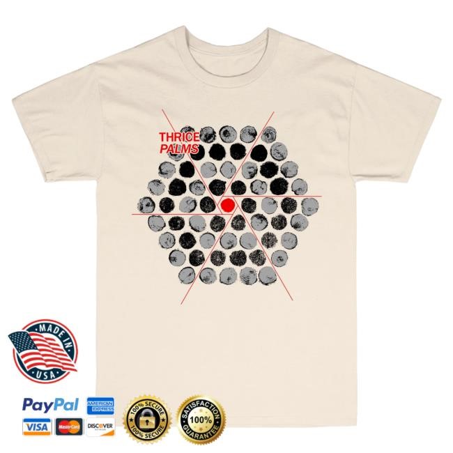 Official Thrice Merch Thrice Palms Album Tshirt