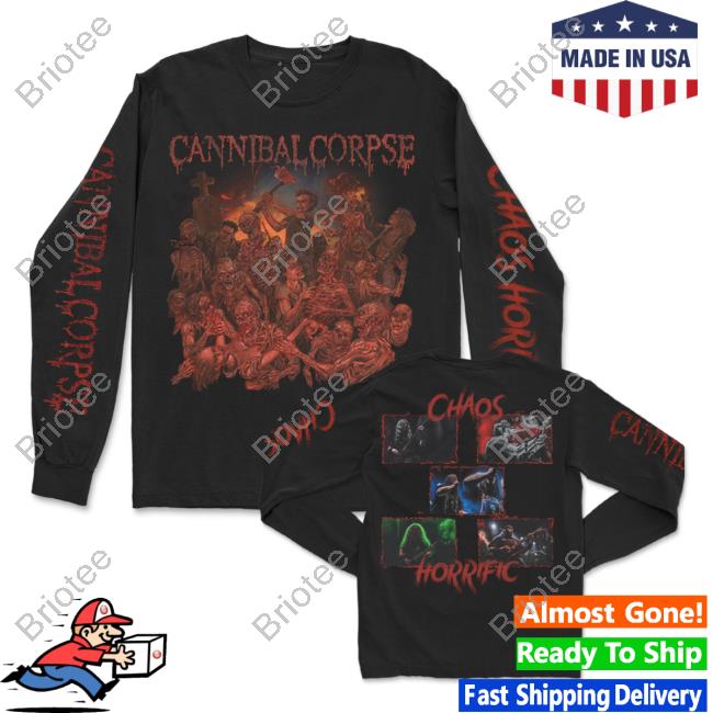 Official Cannibal Corpse Chaos Horrific Cover T-Shirts