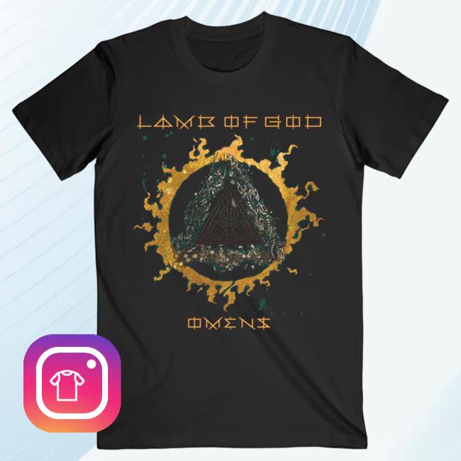 Official Lamb Of God Merch Store Omens Triangle Shirt New