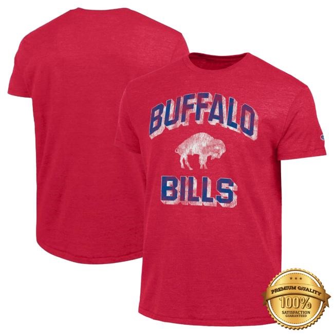 Buffalo Bills Champion Royal Logo Graphic Shirt