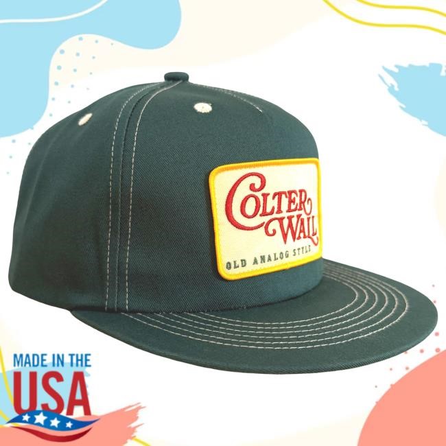 Official Colter Wall Merch Store Shop Colter Wall "Old Analog Style" Vintage Trucker Hat ColterWall