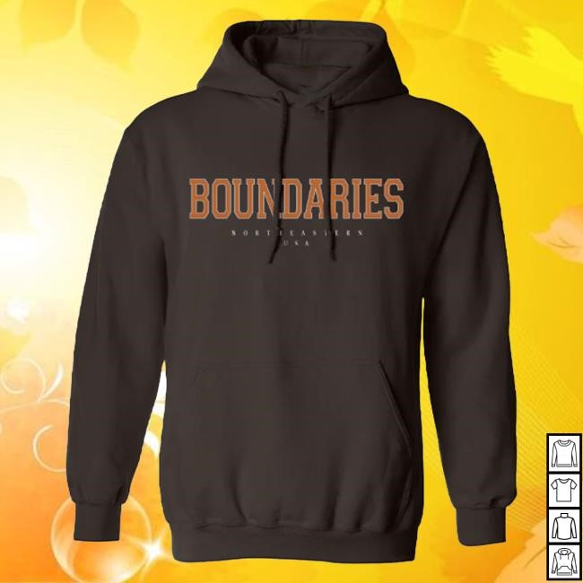 Official Boundaries Merch Store Boundaries CT USA Hooded Sweatshirt (Brown)