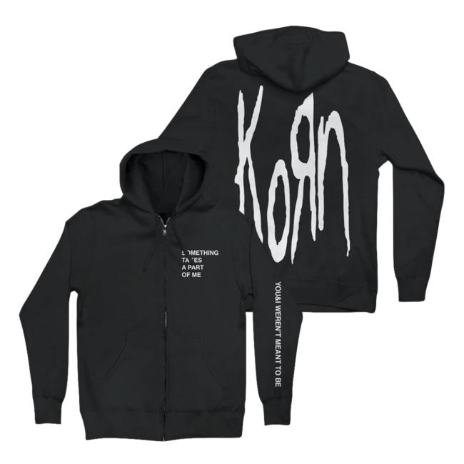 Korn Store Something Takes A Part Of Me You And I Weren't Meant To Be Zip Hoodie