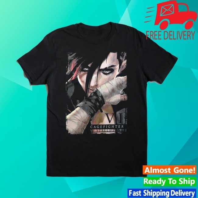 Official League Of Legends Violet Cage Fighter T Shirt - League Of Legends