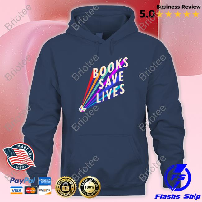 Books Save Lives Tee Shirt