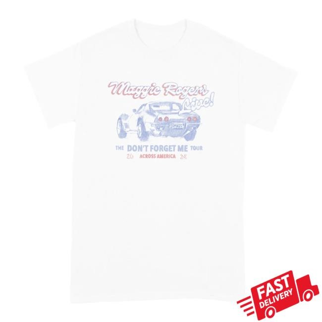 Maggie Rogers Merch The Don't Forget Me Tour Part I New Tee White Maggie Rogers Shop