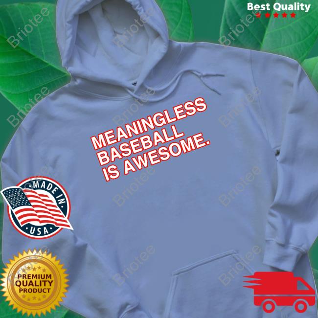 Meaningless Baseball Is Awesome Shirt