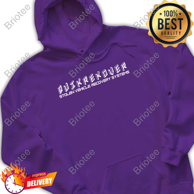 Official Quikrekover Stolen Vehicle Recovery Systems Shirt Jared Padalecki