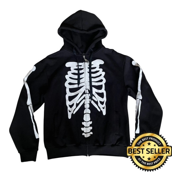 Official Phoebe Bridgers - Skeleton Zip Up - Phoebe Bridgers