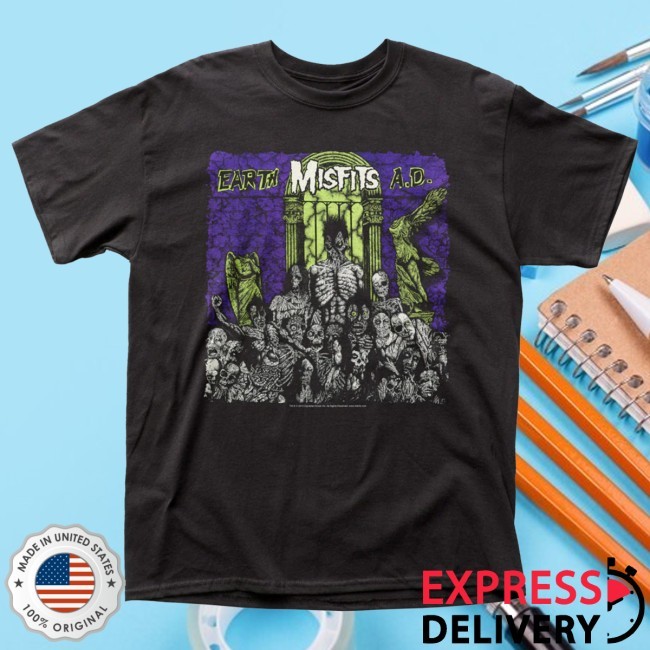Misfits Earth A.D. Black New T-Shirt Misfits Clothing Store