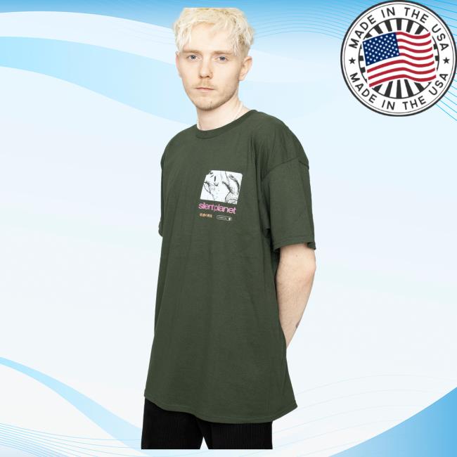Official Silent Planet Merch Silent Planet Girl Forest Green T Shirt