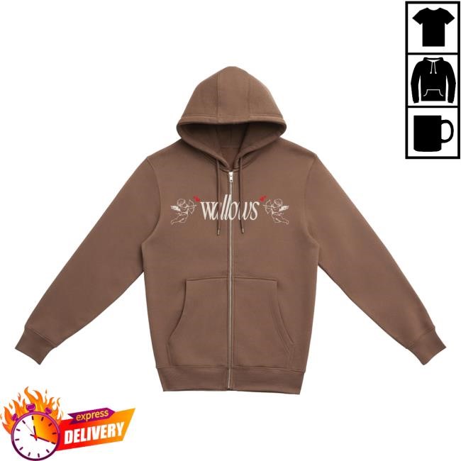 Wallows Angel Zip-Up Hoodie Official Tour Gear
