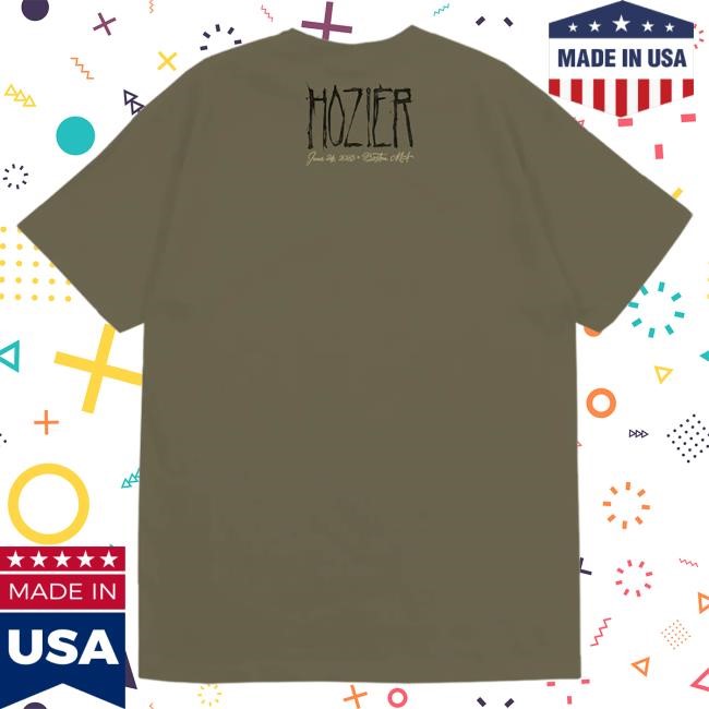 Official Hozier Merch Store Boston June 24 Show Shirt