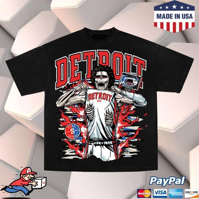 Official Sana Detroit Merch Store Motor Muscle T Shirt SanaDetroit
