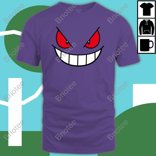 Official Pokémon Center Merch Gengar Big Face T Shirt