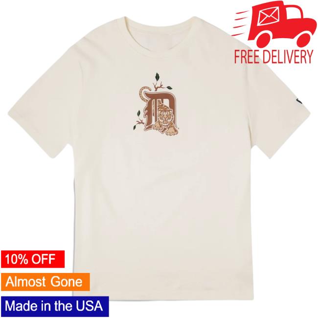 Official New Era Merch Detroit Tigers Camp Short Sleeve New Shirt