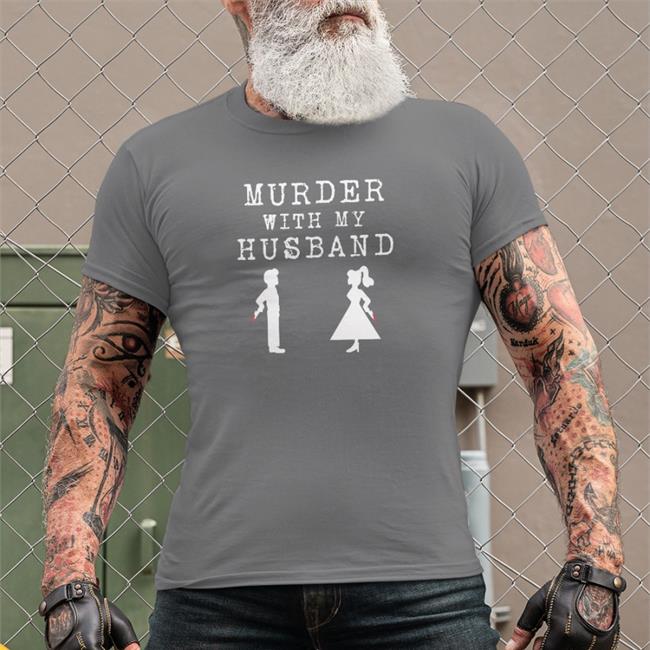 Murder With My Husband Merch Murder With My Husband Black T Shirt