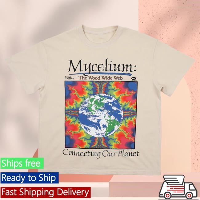 Online Ceramics Cream Wood Wide Web Tee — graphic merch drop