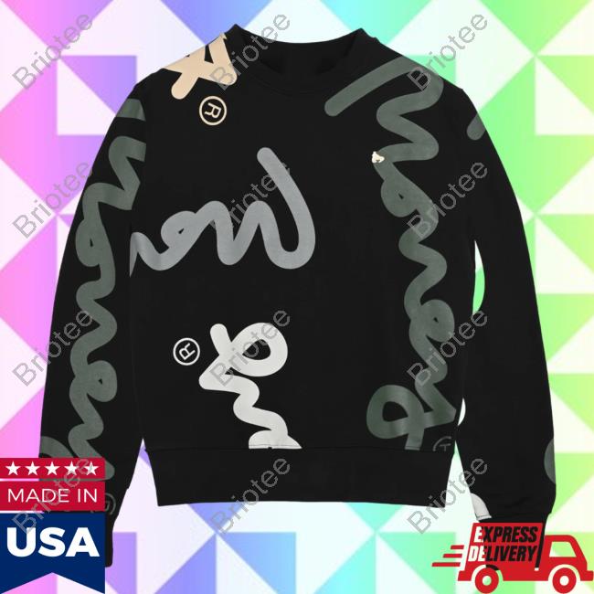 Official Money Clothing Aop Super Sig Sweater Black