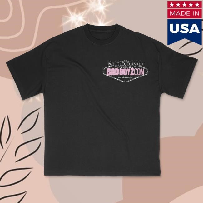 Official Sad Boyz Merch Sad Boyz Viva Las Vegas New Shirt Black