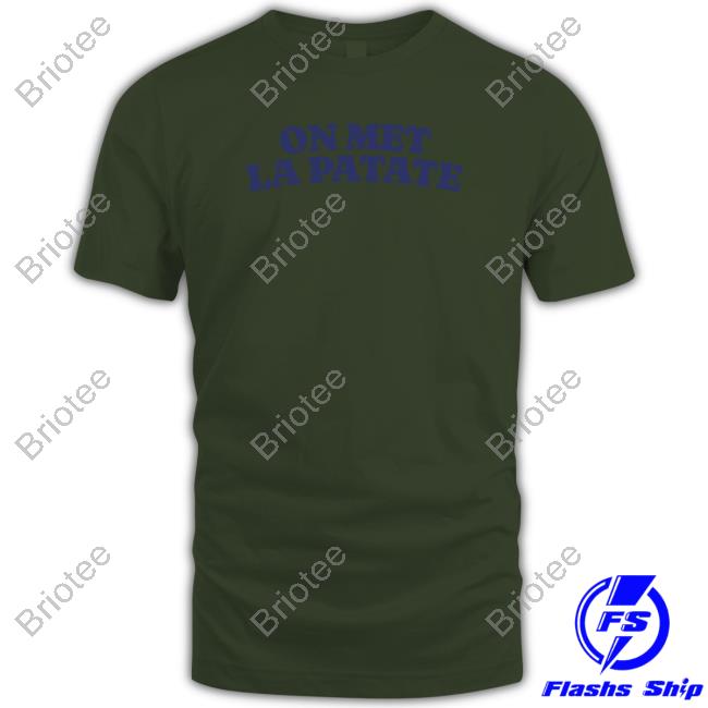Official On Met La Patate Grey Tee Shirt