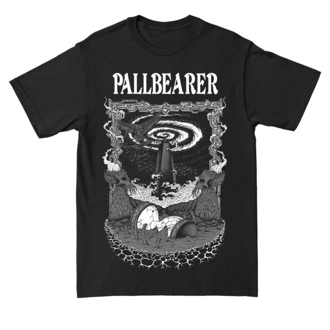 Pallbearer Merch Pallbearer "Silver Wings" Black T Shirts Deathwishinc