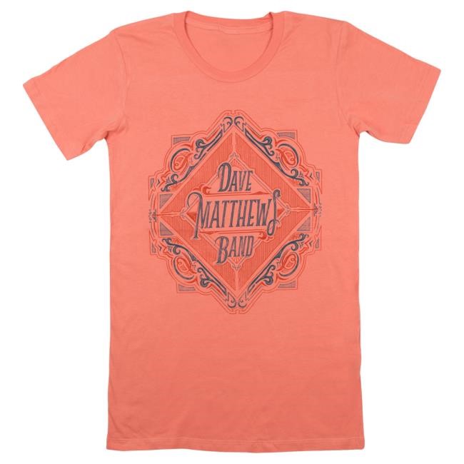 Official Dave Matthews Band Merch Store DMB Ladies Coral Shirt