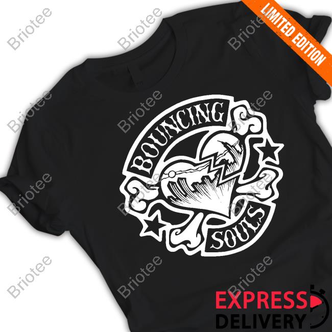 Official Cold Cuts Merch The Bouncing Souls Rocker Heart Shirt