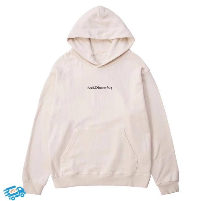 Official Seek Discomfort Merch Seeker Crew Off White