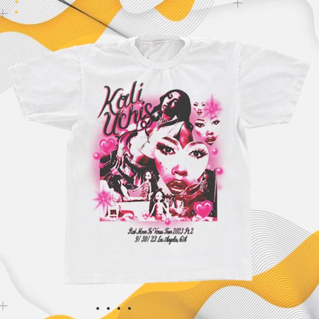 Official Kali Uchis Clothing Store Shop RMIV 'High With My Lover' LA Tour Tshirt Kaliuchis Merch
