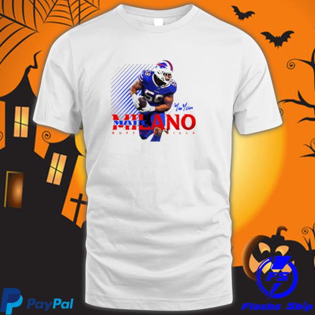 Matt Milano Buffalo Bills Signature T-shirt