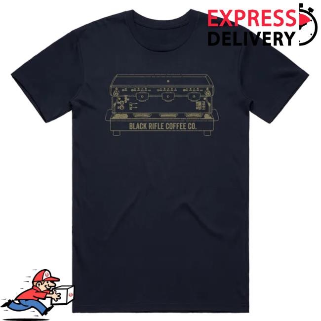 Official Black Rifle Coffee Store Shop Shot Machine 2.0 Tee