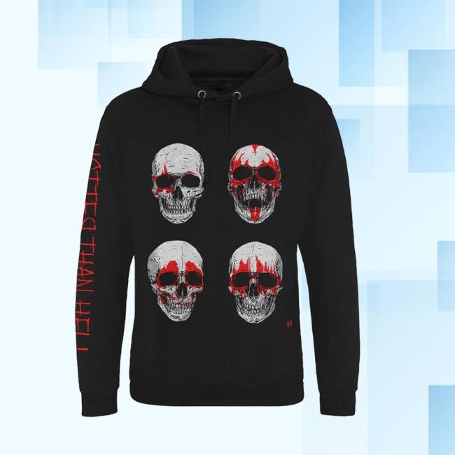 Kiss Band Hotter Than Hell Skulls Hoodie Kiss Band Merch Shop
