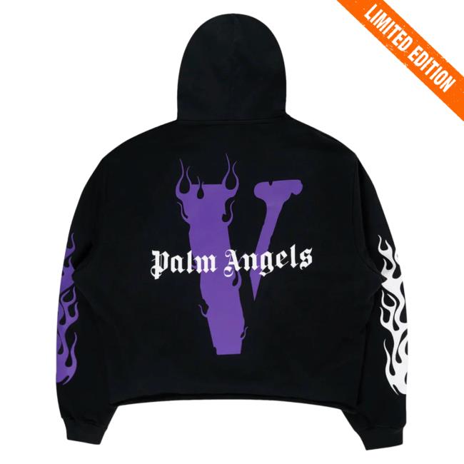Official Metro Fusion Vlone Palm Angels Crewneck Black Metrofusion