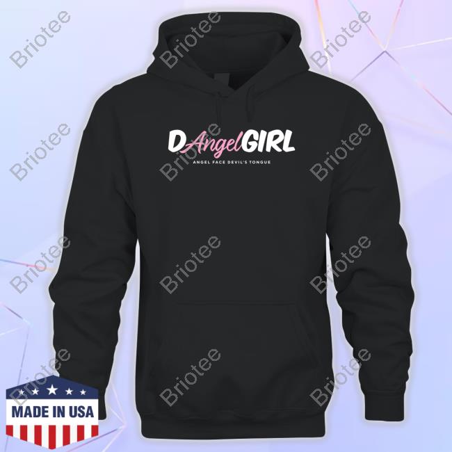 Official D Angel Girl Angel Face Devil's Tongue Shirt