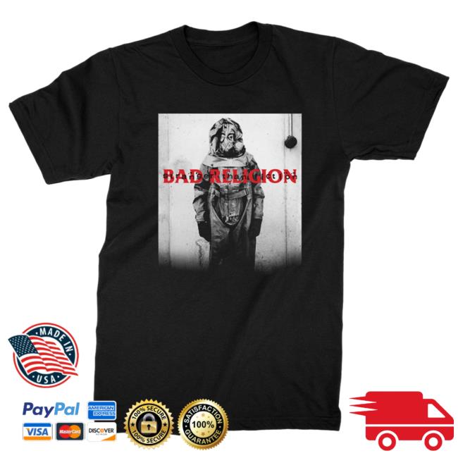 Official Kings Road Merch Store Bad Religion Hazmat Tshirt (Black) BadReligion Kings Road Shop