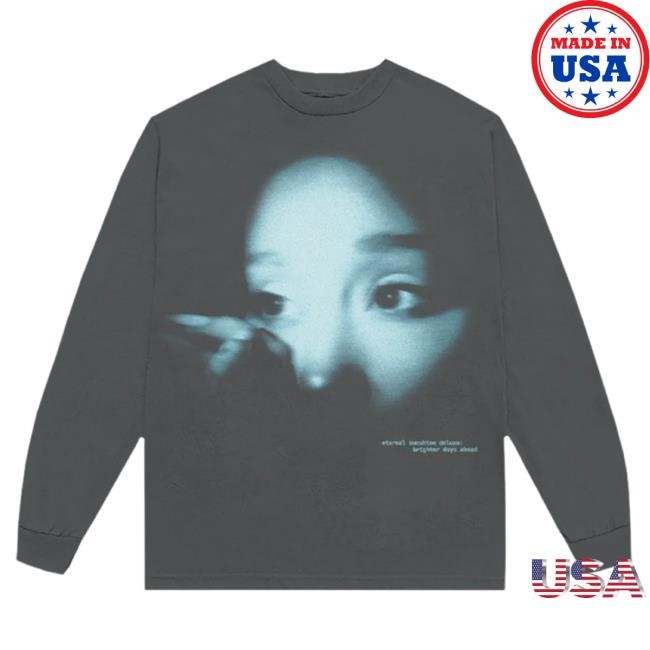 Official Ariana Grande Merch Store Shop Ariana Grande Brighter Days Spotlight Long Sleeve Shirt 2025 ArianaGrande