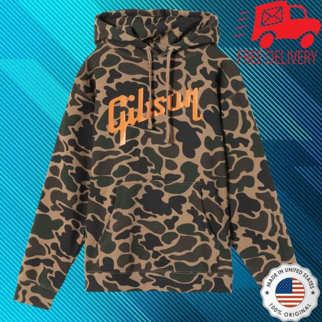 Official Gibson Merch Store Shop Gibson Camo Hoodies Gibson Band