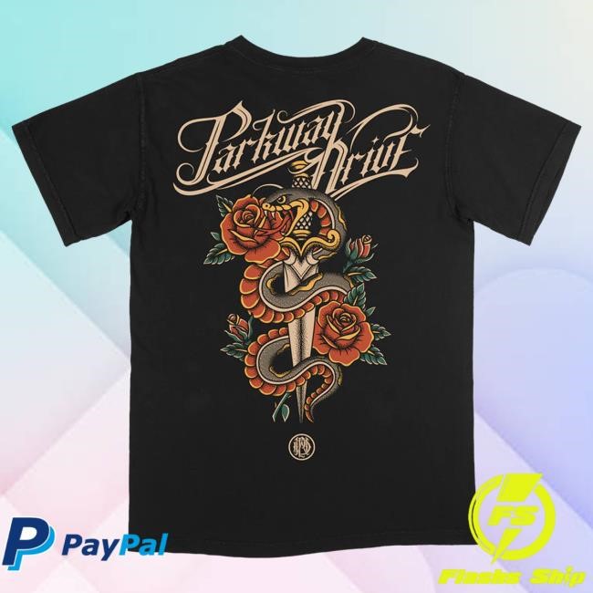 Official Parkway Drive - Snake & Dagger Top Shirt