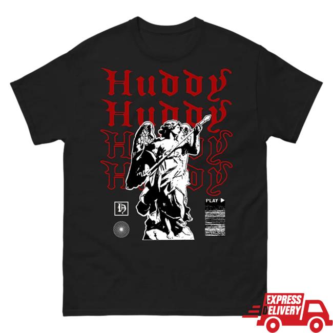 Official Huddy Hq Merch Statue Hoodies